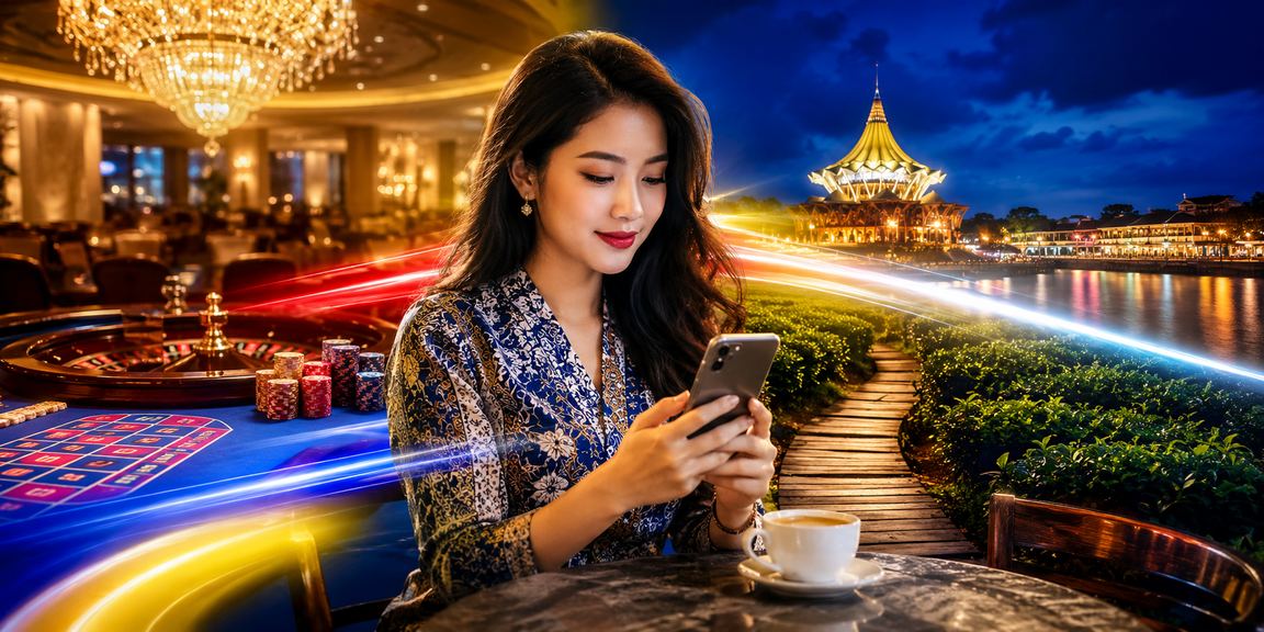 Pengalaman kasino mudah alih gaya Melayu Kuching Sarawak pada telefon pintar